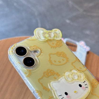 Candy 3D Bowknot Hello Kitty Phone Case