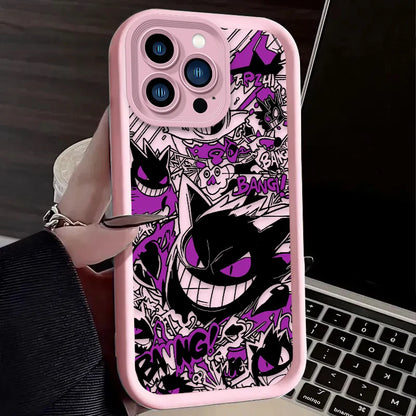 Pokemon Gengar Graffiti Phone Case For iPhone
