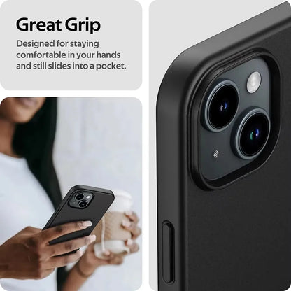 Luxury Matte Silicone Soft Case For iPhone