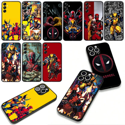 Marvel Comics Wolverine Deadpool Case For Apple iPhone