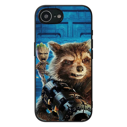 Soft Phone Cover For Apple iPhone Groot Marvels