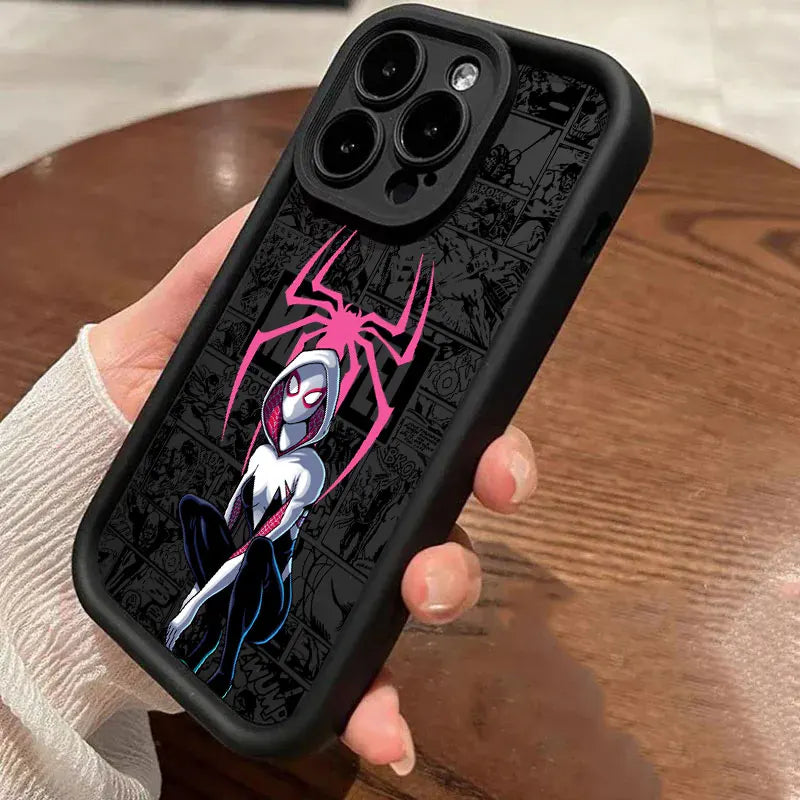 Spiderman Miles Morales Gwen Marvel Comics Case For Apple iPhone