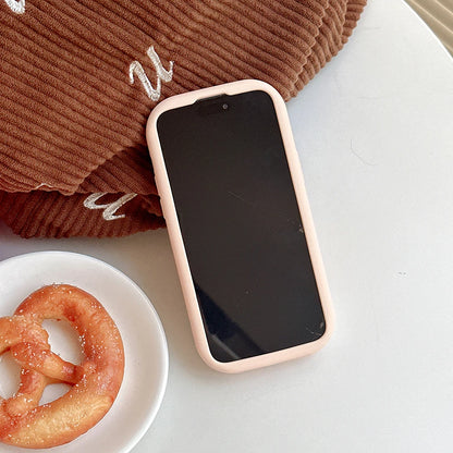 3D Cartoon Copybara Case Soft Silicone Cover With Stand Holder For iPhone