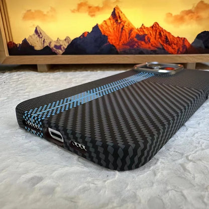 Luxury Carbon Fiber MagSafe Armor Case For iPhone