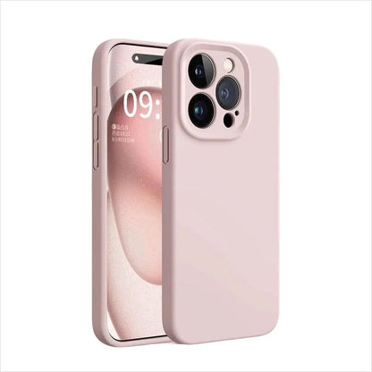 Liquid Silicone Phone Case For iPhone Cases For iPhone Camera Lens Protection Cover