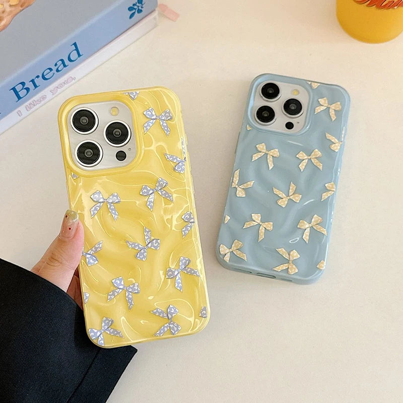 Romantic Retro Bow Know Compatible Phone Case