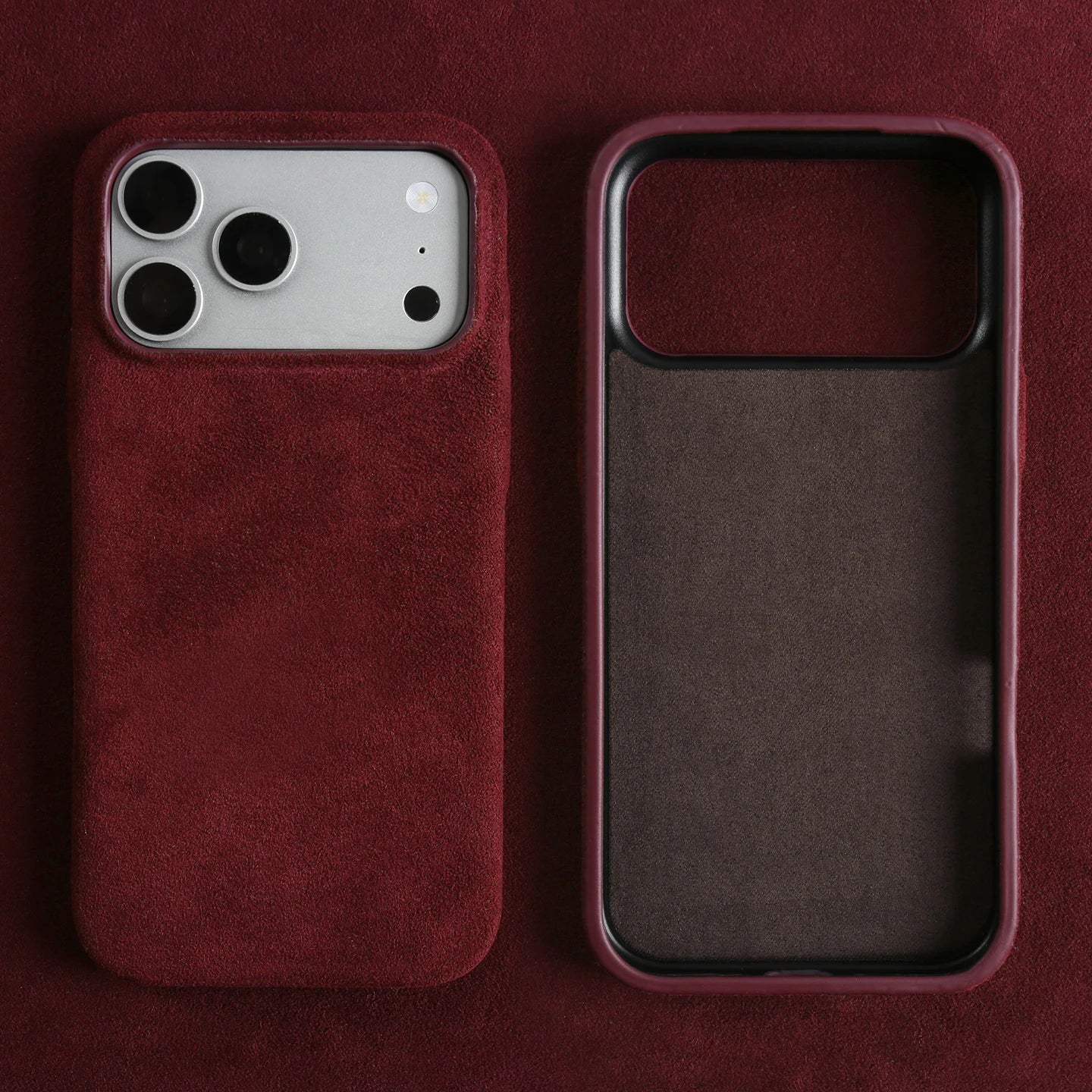 For Alcantara Premium Phone Case For iPhone Back Cover Case Shell