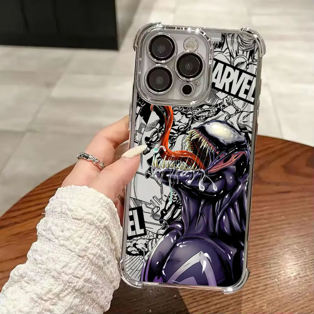 Venom Marvel Cool Luxury Shockproof Case For iPhone