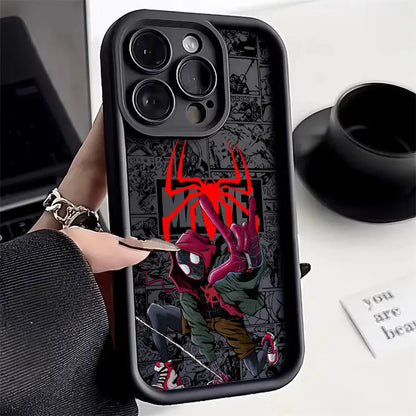 Spiderman Miles Morales Gwen Marvel Comics Case For Apple iPhone