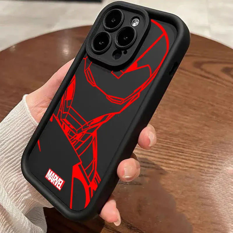 Iron Man Spider Man Silicon Case For Apple iPhone