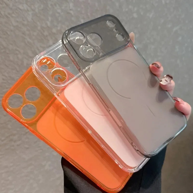 Luxury Ultra Slim Translucent Soft Silicone Phone Case For iPhone Lens Protection Matte Cover