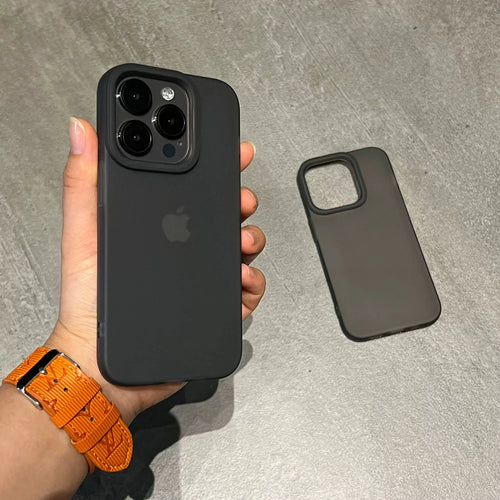 Luxury Matte Soft Silicone Phone Case For iPhone  Transparent Rubber Gel Shockproof Cover