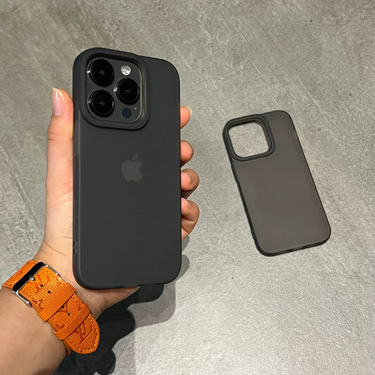 Luxury Matte Soft Silicone Phone Case For iPhone  Transparent Rubber Gel Shockproof Cover