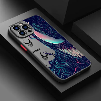 Marvel Half Face Spider Man Phone Case For iPhone