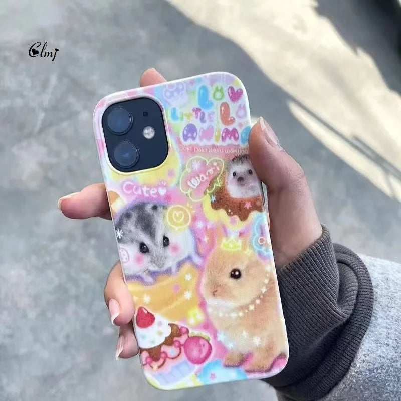 Cute Cartoon Hamster Dog Phone Case