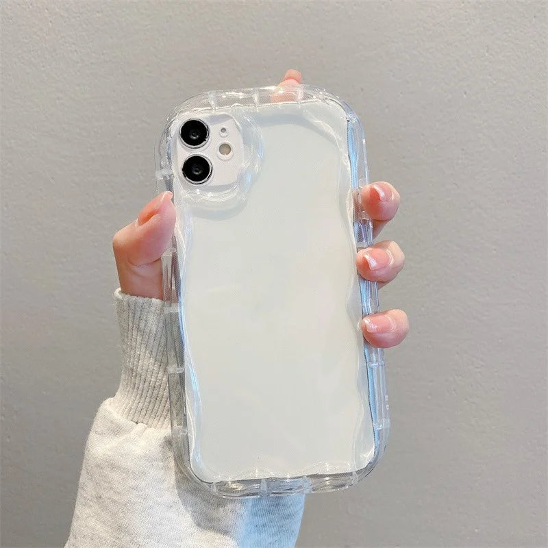 Fresh Small Blue Floral Pattern Phone Case For iPhone