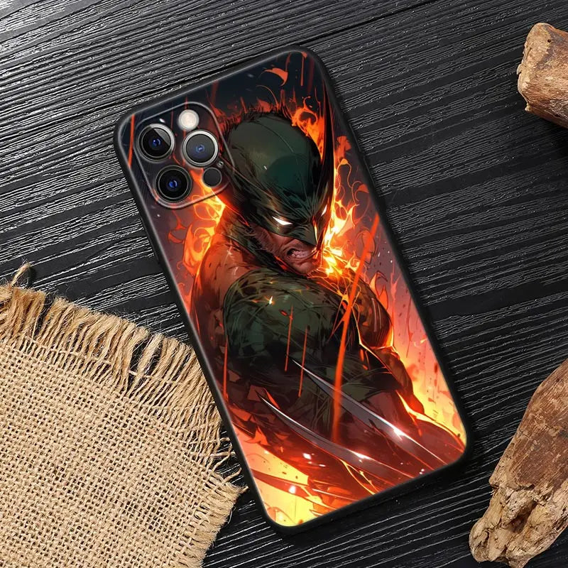 Marvel Heroes Case For iPhone Protect Soft Funda