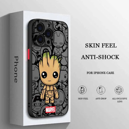 Superhero Spider Man For iPhone Frosted Translucent Soft Phone Case