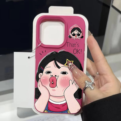 Funny Cute Fat Girl Compatible Phone Case