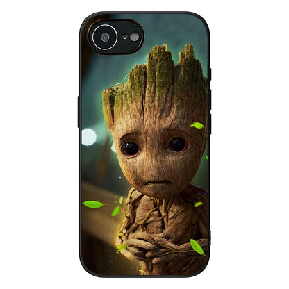 Soft Phone Cover For Apple iPhone Groot Marvels