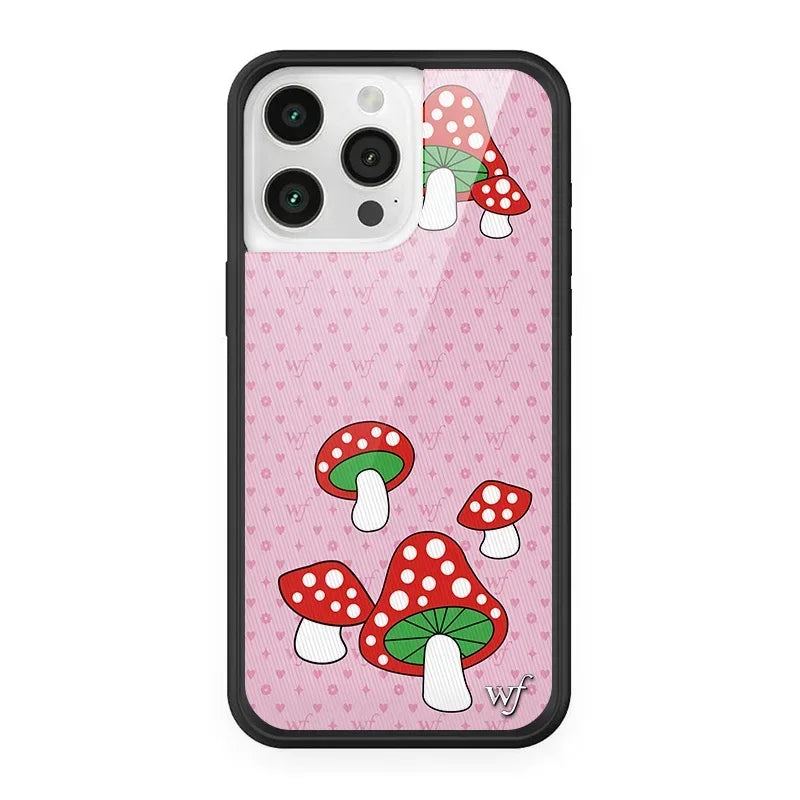 Fashion Wildflower Cartoon Swans Phone Case For iPhone