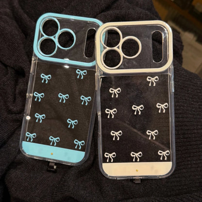 Change Color Luminous Call Light Up Flash Bowknot Phone Case For iPhone