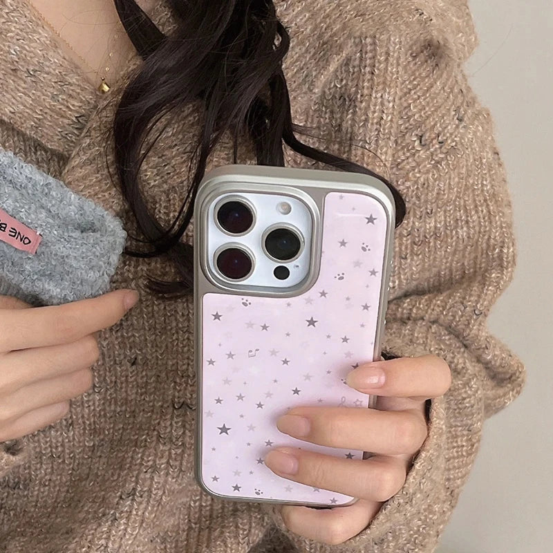 Simple Shine Star Note Pattern Phone Case