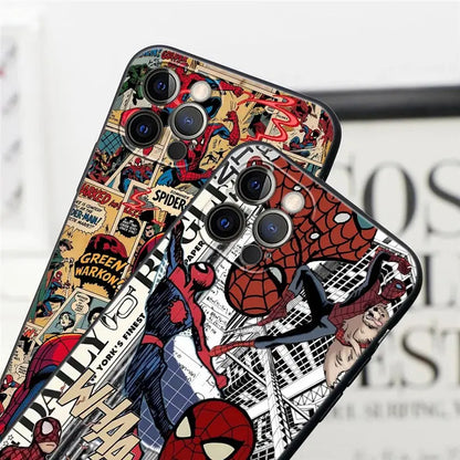 Spiderman Marvel Phone Case For iPhone