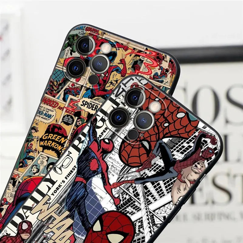 Spiderman Marvel Phone Case For iPhone