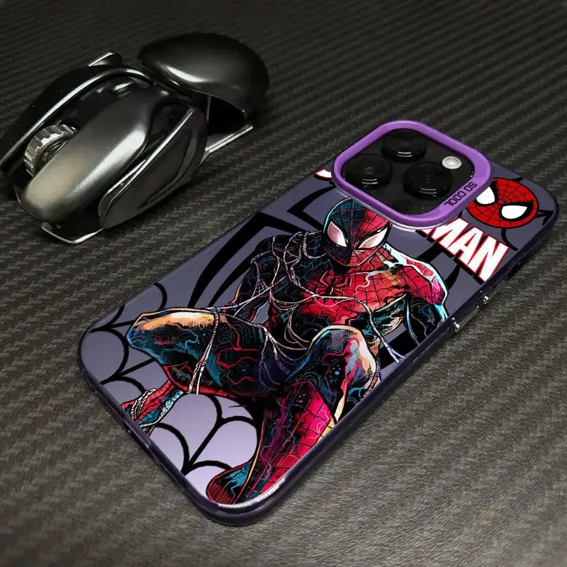 Marvel Spderman Venom Art Phone Case For iPhone