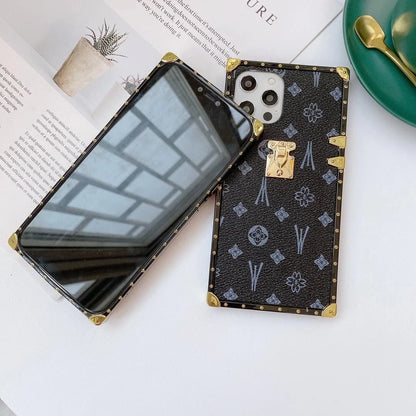 Fashion Square Leather Phone Case