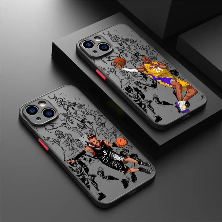 Cute Basketball Star Phone Case For iPhone