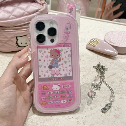 New Hot Korean INS Hello Kitty Mobile Pink Phone Case For iPhone