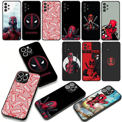 Marvel Superhero Deadpool Cover Phone Case For Apple iPhone