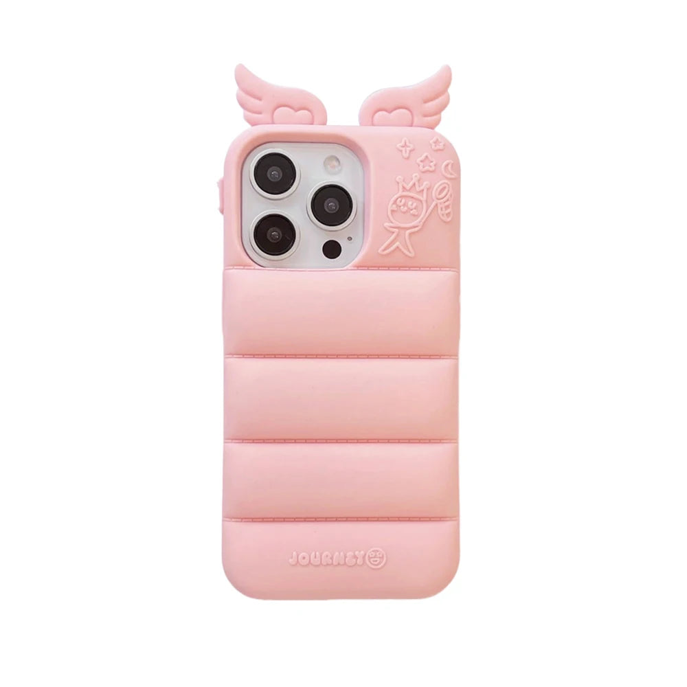 Cute 3D Cartoon Angel Soft Silicone Phone Case