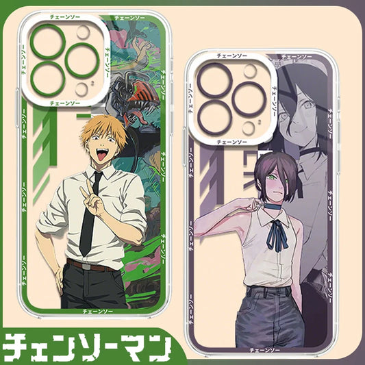 Chainsaws Mans Rese Makima Cute Phone Case For iPhone
