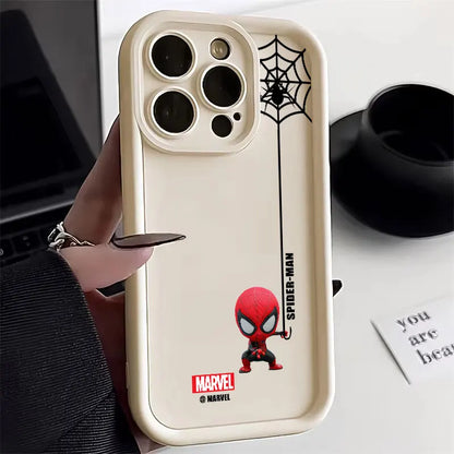 Cute Marvel Spider Gwen Morales Spiderman Case For Apple iPhone