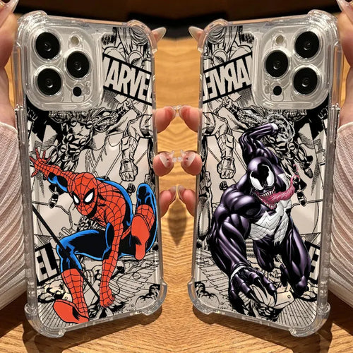 Cool Marvel Spider Man Venom Clear Case For iPhone