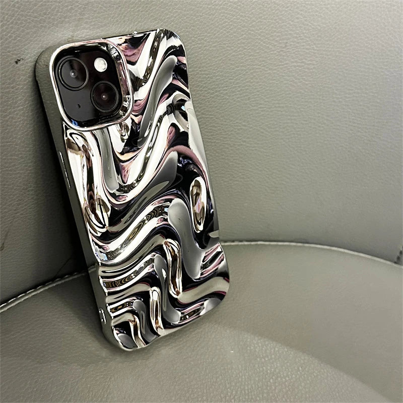 Unique Water Wave Texture Phone Back Phone Case