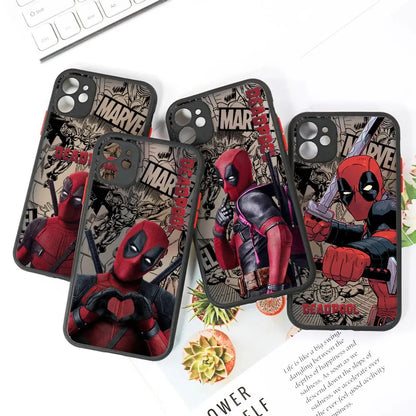 Marvel Comics Deadpool Matte Translucent Case For iPhone