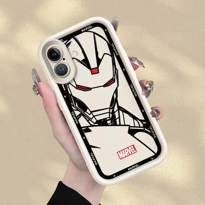 Marvel Spiderman Ironman Case For iPhone