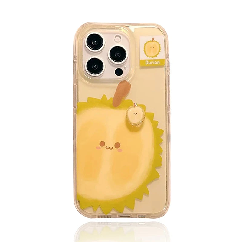 Summer Fruit 3D Guava Durian Avocado Phone Case