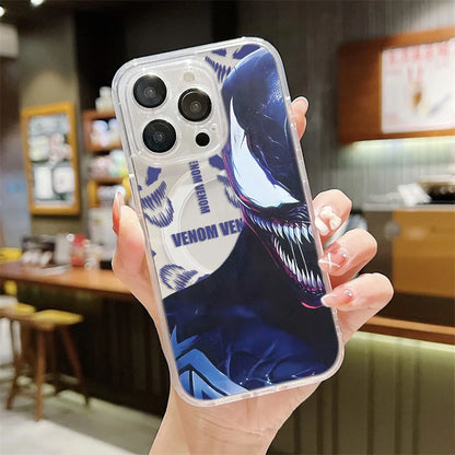 Anime Marvels Spider Man Magnetic Phone Case For iPhone