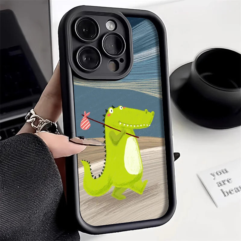 Cartoon Cute Frog Phone Case For iPhone