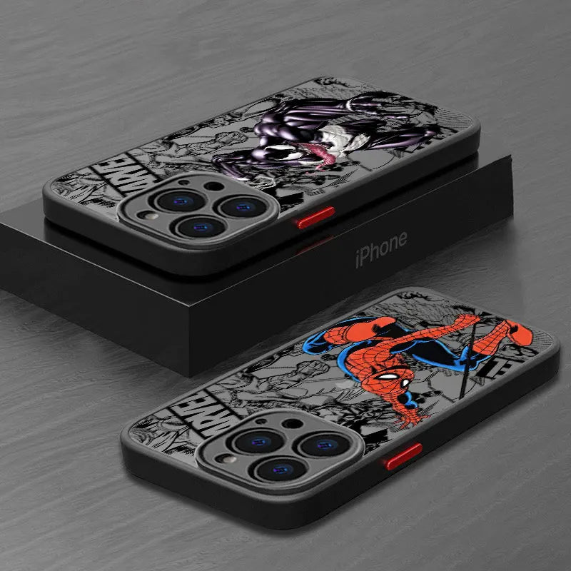 Cool Marvel Spider Man Venom Phone Case For iPhone