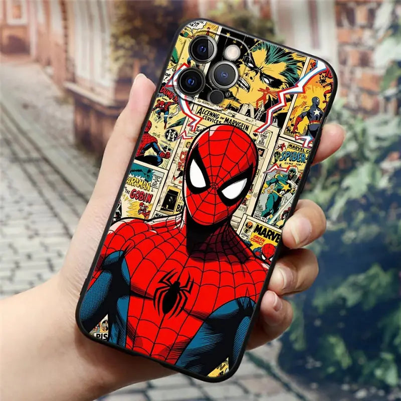 Spiderman Marvel Phone Case For iPhone