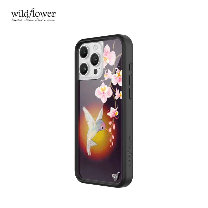 Wildflower Hummingbird Phone Case For iPhone