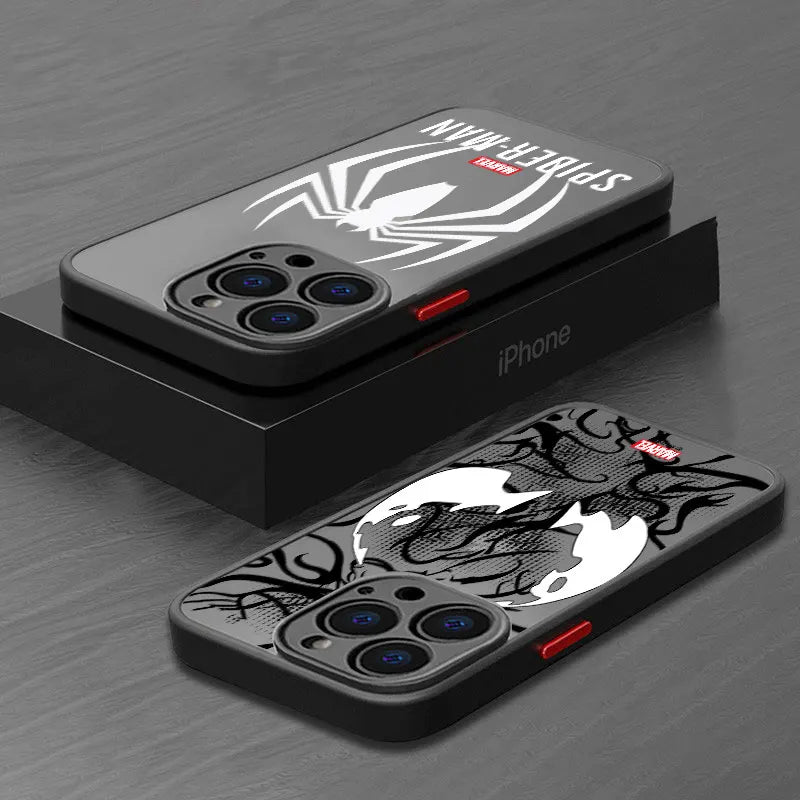 Marvel Hero Spiderman Venom Cool Phone Case For iPhone