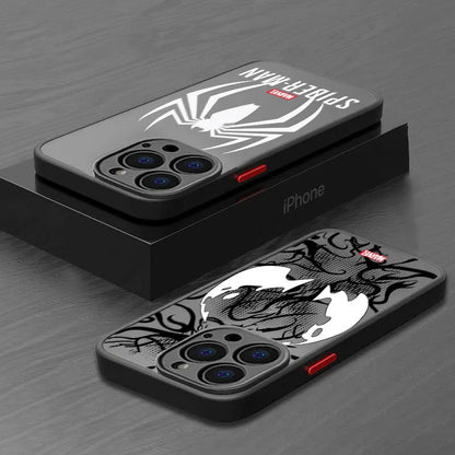 Marvel Hero Spiderman Venom Cool Phone Case For iPhone