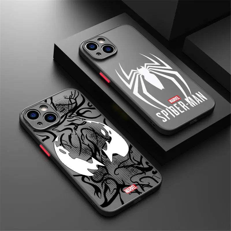 Marvel Hero Spiderman Venom Cool Phone Case For iPhone